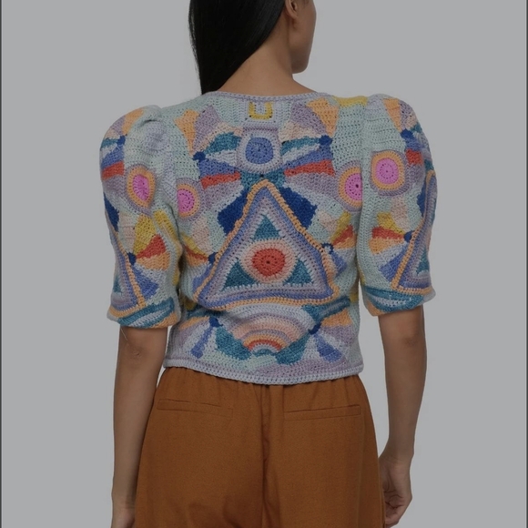 SEA New York Karli Crochet Sweater - Picture 3 of 8